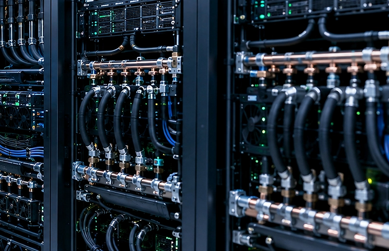 Direct to Chip Cooling – Verkabelung im Serverrack